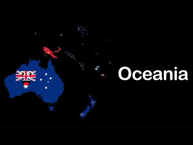 Oceania/Oceania Continent/Oceania Geography