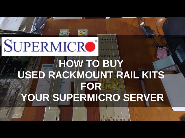 How to buy used Supermicro rack rail kits for your Supermicro server