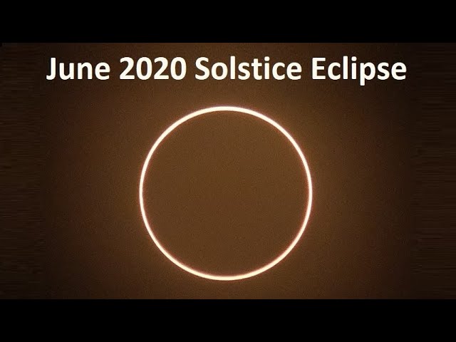June 2020 Solstice Eclipse