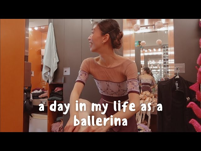 Ballerina Daily VLOG🩰| 芭蕾舞者6小時排練的一天💪🏻 跟我一起準備唐吉訶德💃🏻 忙碌排練的一天都吃什麼🍱 超美的芭蕾穿搭💜