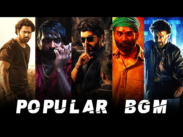 Top 10 Most Popular BGM ft Master,Petta,ArjunReddy,Asuran,Theri,Saaho,Kaithi,VikramVedha