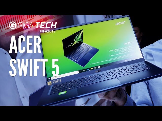 ACER SWIFT 5 im HANDS-ON: Federleichter Arbeits-Laptop mit massig Akku – GIGA.DE