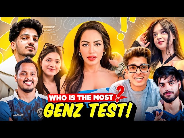 Who is the most GEN-Z-TEST! 😱💙💛