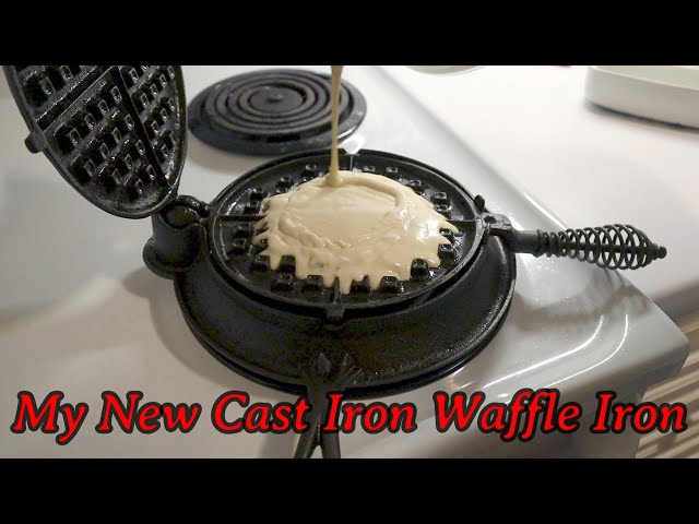 My New (to me) Cast Iron Waffle Iron