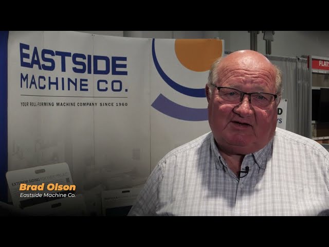 Exhibitor Brad Olson of Eastside Machine Co.