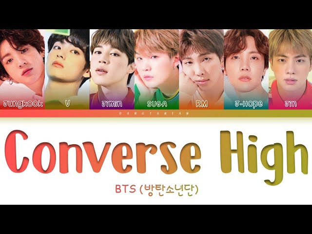 BTS (방탄소년단) - Converse High (Color Coded Lyrics Han/Rom/Eng/가사)