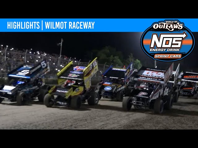 World of Outlaws NOS Energy Drink Sprint Cars Wilmot Raceway July 9, 2022 | HIGHLIGHTS