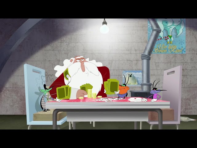 Oggy und die Kakerlaken 😆🎅 Spielkarte mit Weihnachtsmann 😆🎅 Volledige aflevering in HD