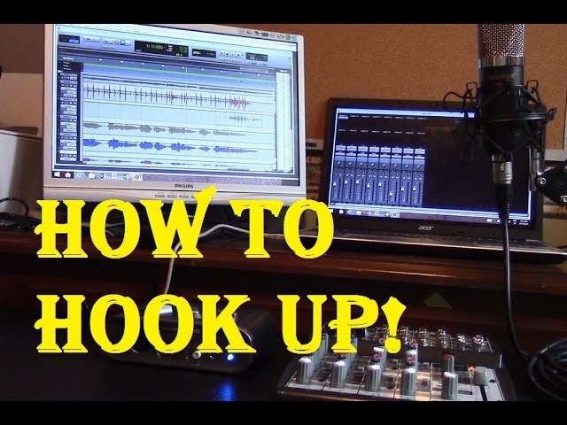 How to hook up the Neewer NW-700 / BM-700 / Any condenser microphone