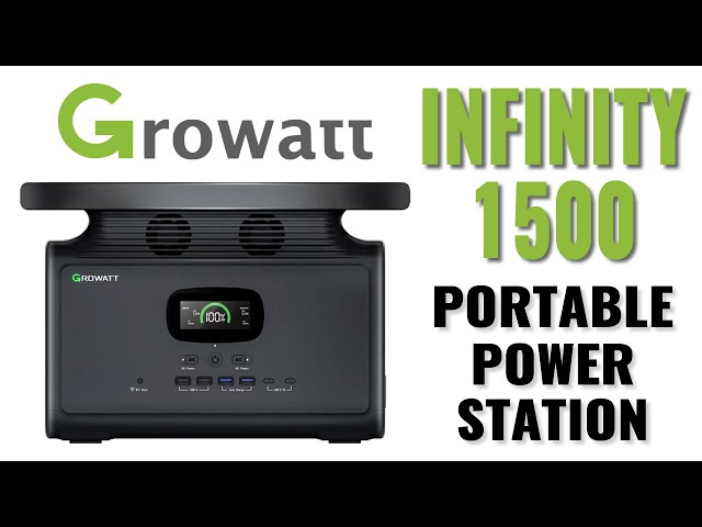 Growatt Infinity 1500 Portable Power Station - Growatt Enters The Portable Power Market With A Roar!