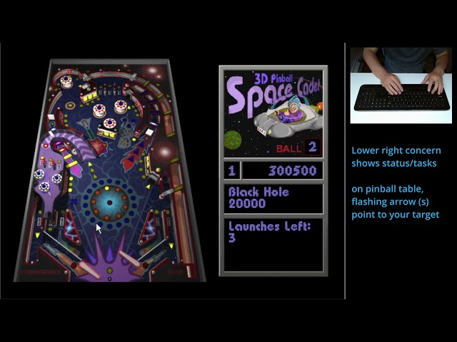 Playing 3D Pinball For Windows (classic Windows game)