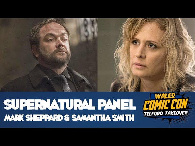 Hilarious: Supernatural Cast Mark Sheppard and Samantha Smith Interviewed at Wales Comic Con