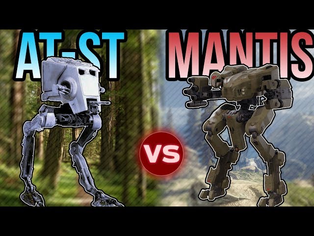 AT-ST vs Mantis | Halo vs Star Wars: Who Would Win?