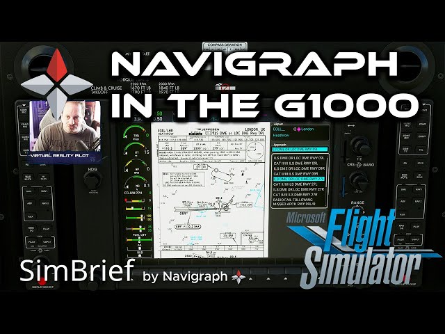 Navigraph & Simbrief in the G1000 Nxi