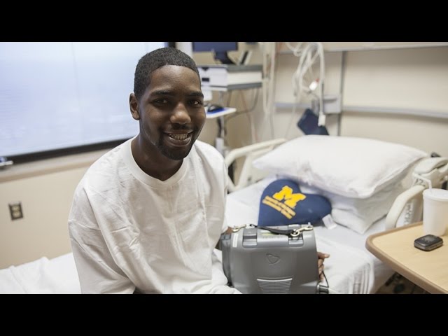University of Michigan total artificial heart patient goes home