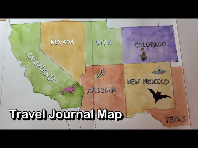 Making a Map for my Travel Journal