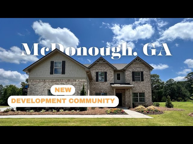Take a Look Inside This NEW DEVELOPMENT COMMUNITY in McDonough GA - INCREDIBLE Model Home