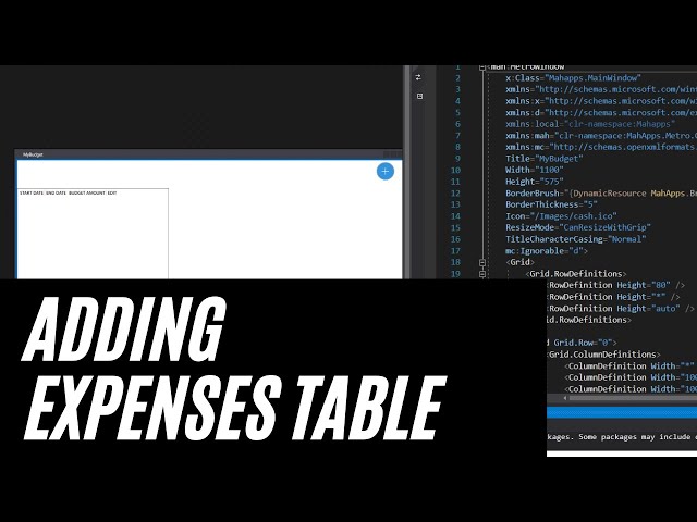 Adding an Expenses Table and a New Form in WPF - Modern WPF Desktop App Part 15