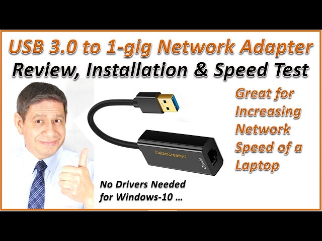 Review of a Very Low Cost External USB 3.0 to 1-gig Network Adapter