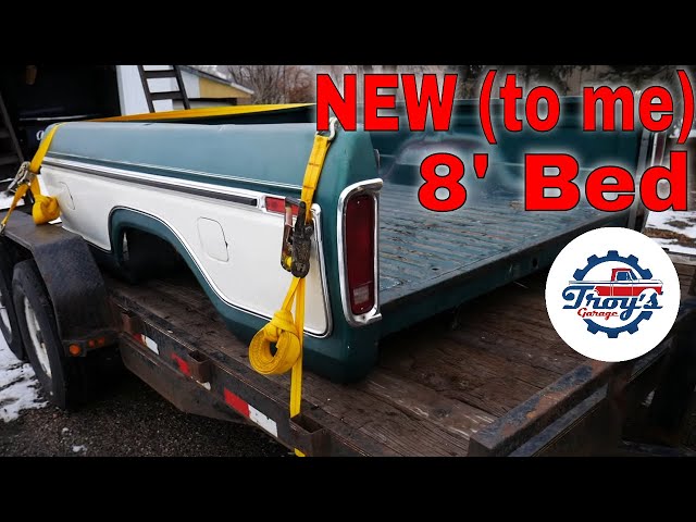 Ep.04 1979 Ford F250 Restoration - Good Replacement Bed - Truck Walk Around #midnightmaroon