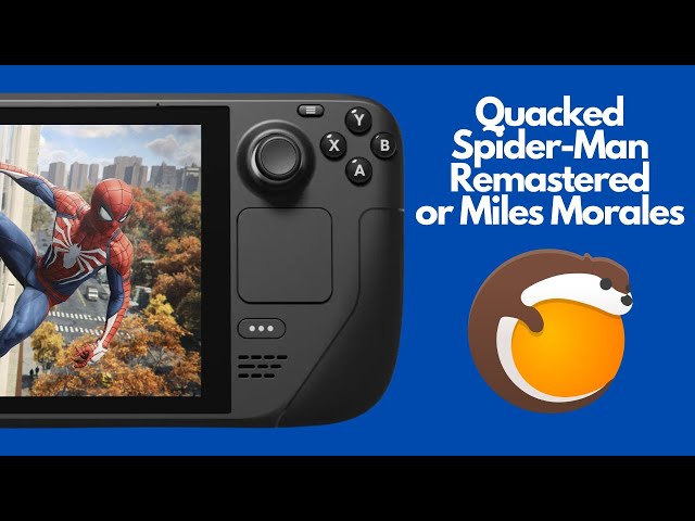 Install Quacked Spider-Man Remastered/Miles Morales on the Steam Deck via Lutris