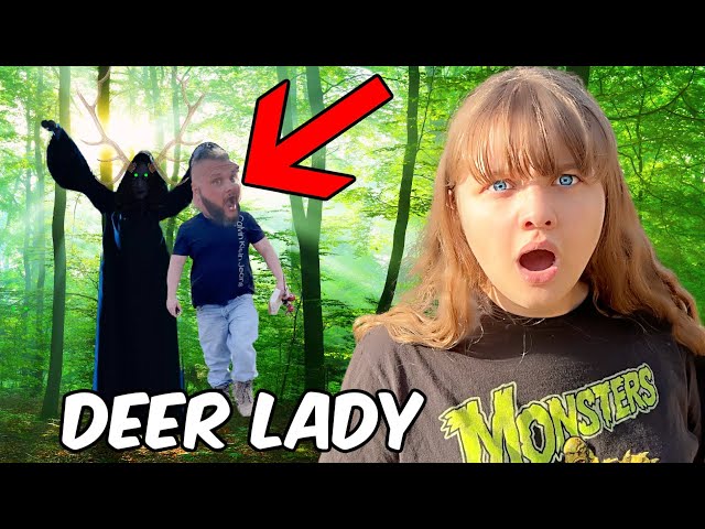 DEER LADY PART 2! MY DAD is MISSING! SCARY DEER WOMAN URBAN LEGEND with Aubrey!