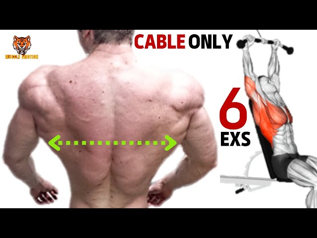 6 BEST BACK EXERCISES WITH CABLE ONLY AT GYM / MUSCULATION DOS AVEC LA POULIE