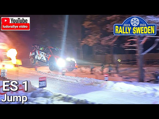 rallye de Suède 2024 - Big Jump - full snow - Rally Sweden 2024