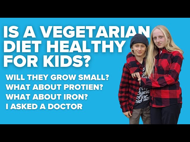 Is raising kids vegetarian safe and will they grow up small?