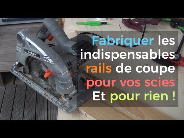How to make circular saw cutting rails