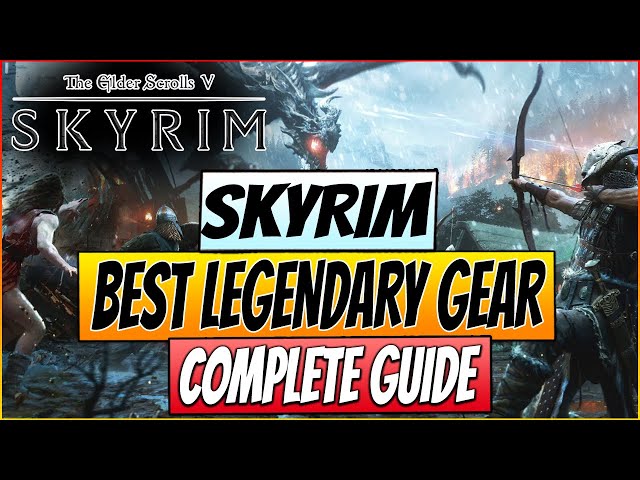 Skyrim Gameplay Guide - Best Legendary Weapons and Armors Guide - Over 1000 damage - PC HD