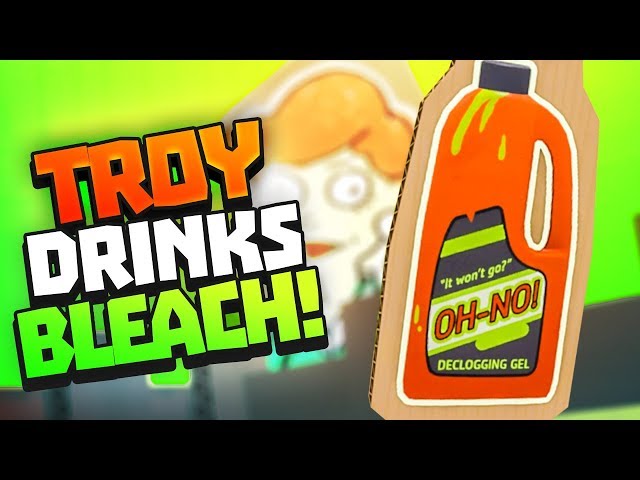 DON'T DRINK BLEACH LIKE TROY! - Rick and Morty: Virtual Rick-ality VR - VR HTC Vive Pro Gameplay