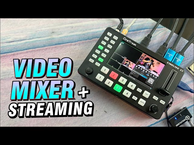 @499 alat LIVE STREAMING SIMPLE | mixer video hdmi switch | CINELIVE CINETREK