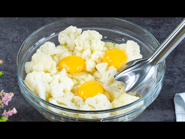 This cauliflower is so delicious that I cook it every day! The 3 best cauliflower recipes.