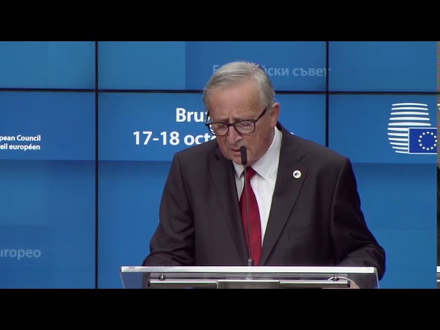 #EUCO: Press conference opening remarks by President Jean-Claude Juncker