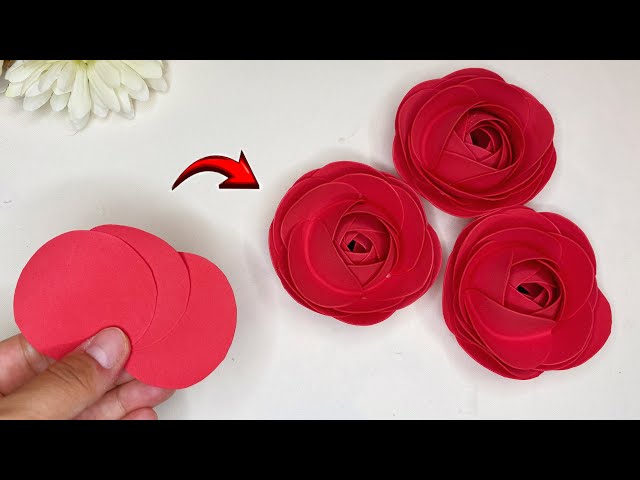 DIY Foam Rose. How to Make Foam Rose Flower? #diy #foamcraft