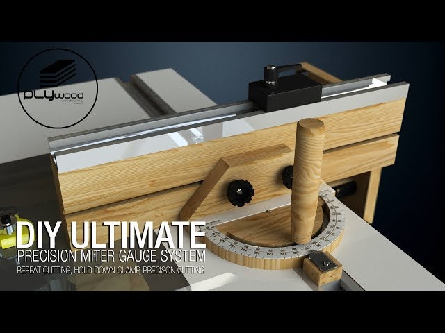 DIY Ultimate precision miter gauge
