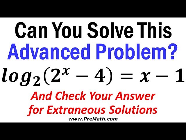 How to Solve Advanced Logarithmic Equations: Step-by-Step Tutorial