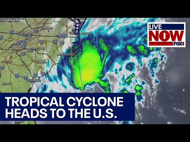 Tropical cyclone 16 heads towards the U.S. impacting the East Coast | LiveNOW from FOX