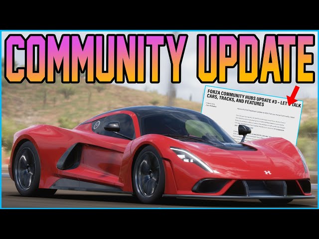 Forza Community Update Revealed! (Upcoming Cars, Features + More)