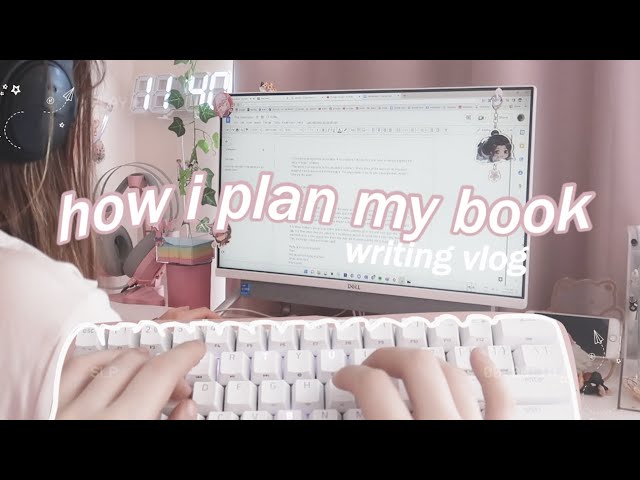 how to plan your book!💭🌷brainstorming and character developing, drawing and writing my oc's! VLOG🎧📖