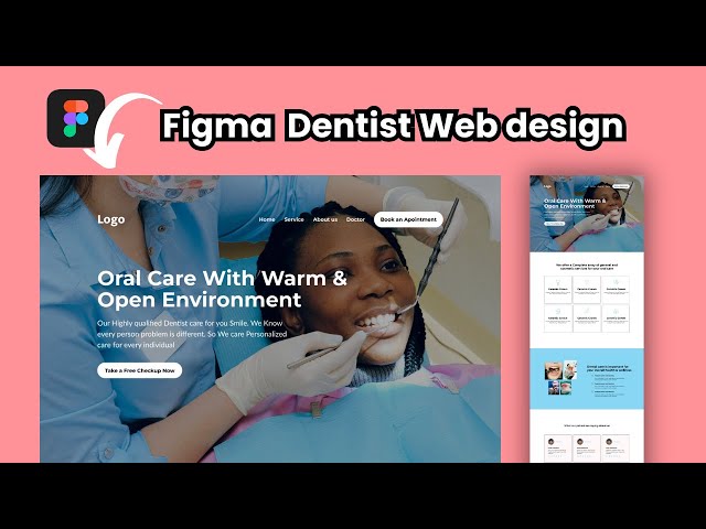 Dentist Web Design Figma Part 01 Tutorial