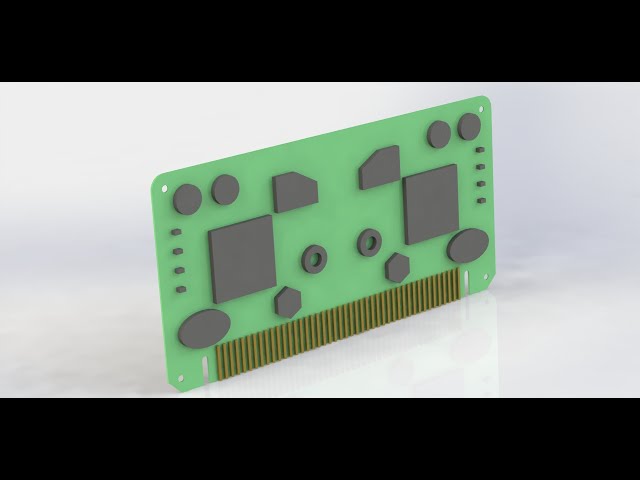 Learning Solidworks - Creating a PCB model