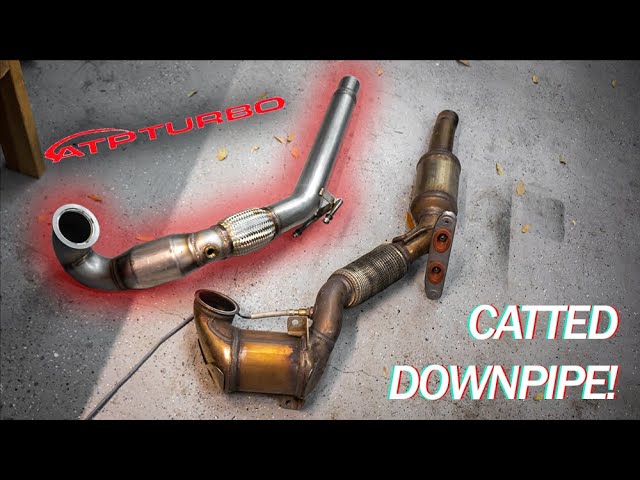 ATP Catted Downpipe Installed on the Mk7 GTI - The Perfect Sound for a Daily!
