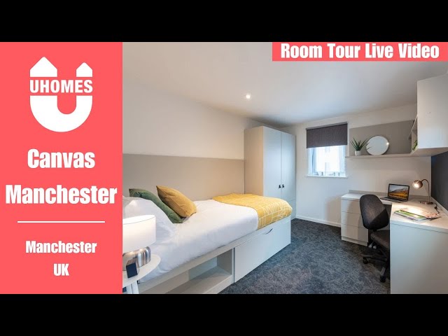 The Modern Student Accommodation In Manchester - Canvas Manchester [Room Tour]