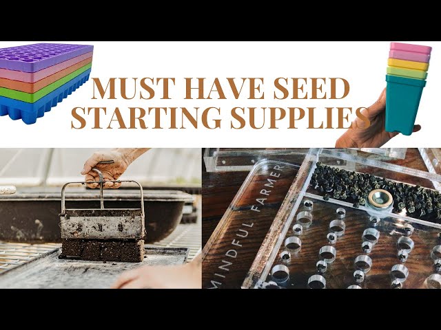 MUST HAVE Seed Starting Supplies/ VLOG/ Whispering Willow Farm