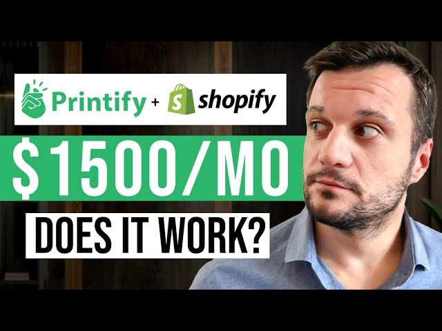How To Make Money Online with Printify + Shopify | Print-On-Demand Dropshipping Business (2024)