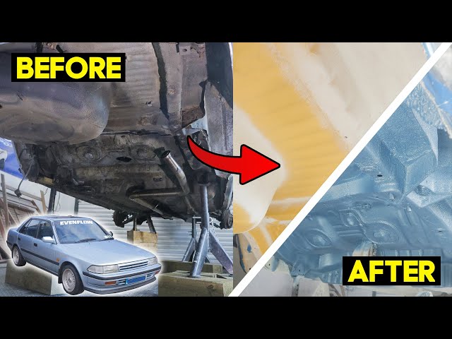 Ultimate Underbody Makeover: Transforming a 90s Toyota Underside.