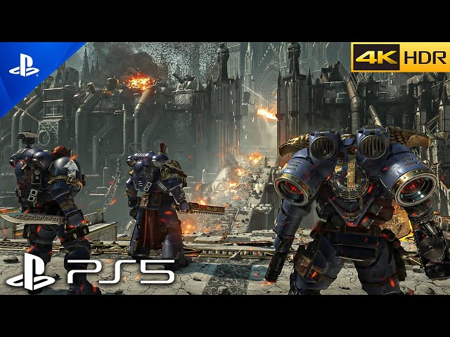 WARHAMMER 40,000 SPACE MARINE 2 NEW GAMEPLAY TRAILER[4K 60FPS HDR]PS5