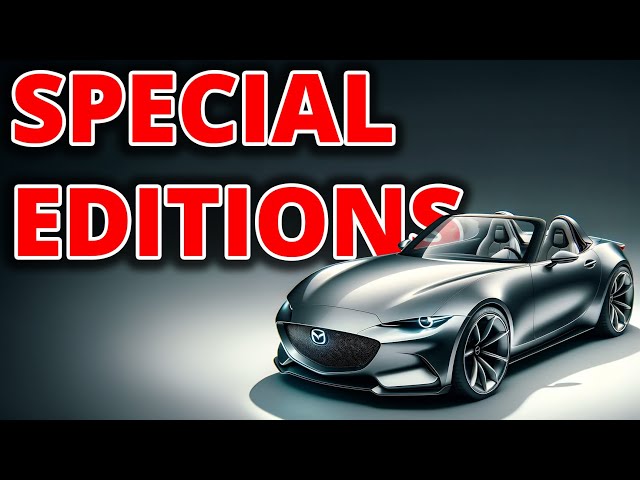 Mazda Mx-5 Limited Editions and NEW Concept Car